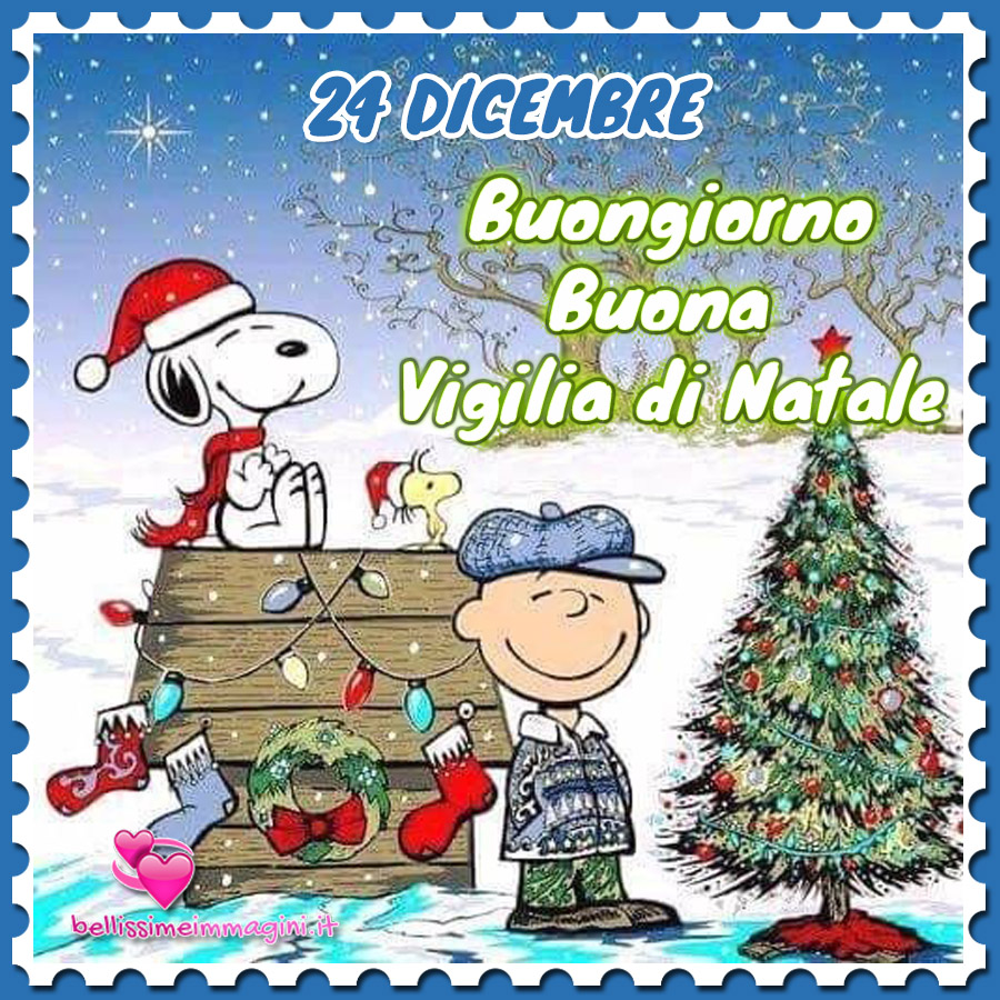 Immagini Buongiorno Buona Vigilia di natale