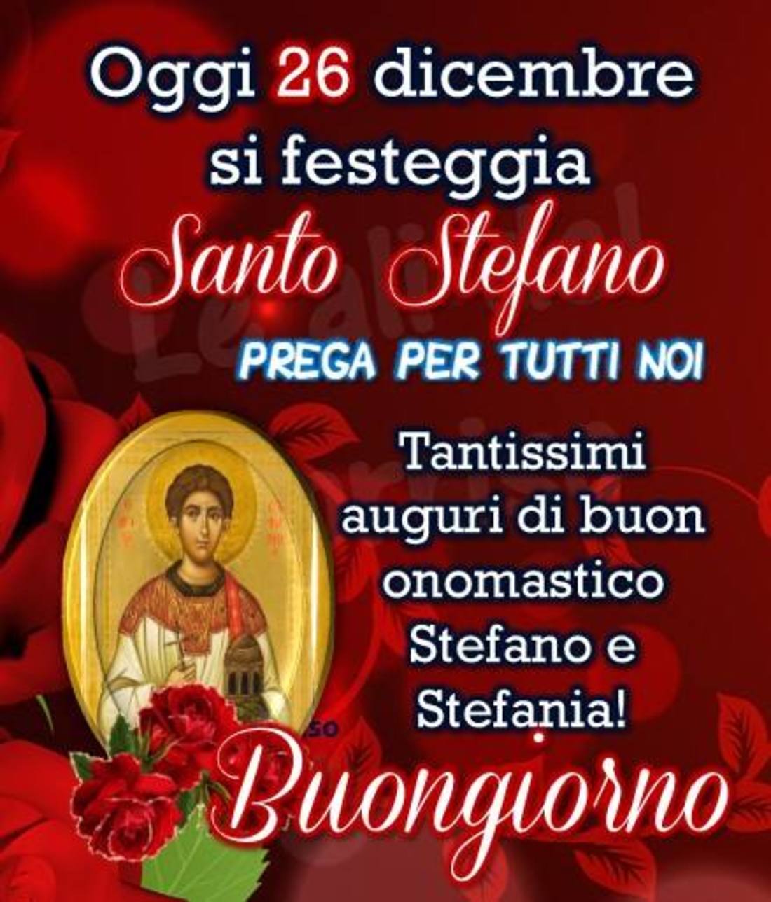 Buon Santo Stefano religioso