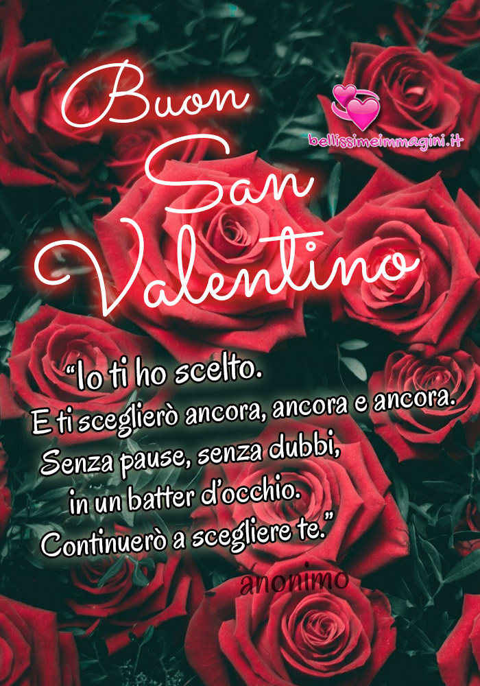 Buon San Valentino frasi bellissime