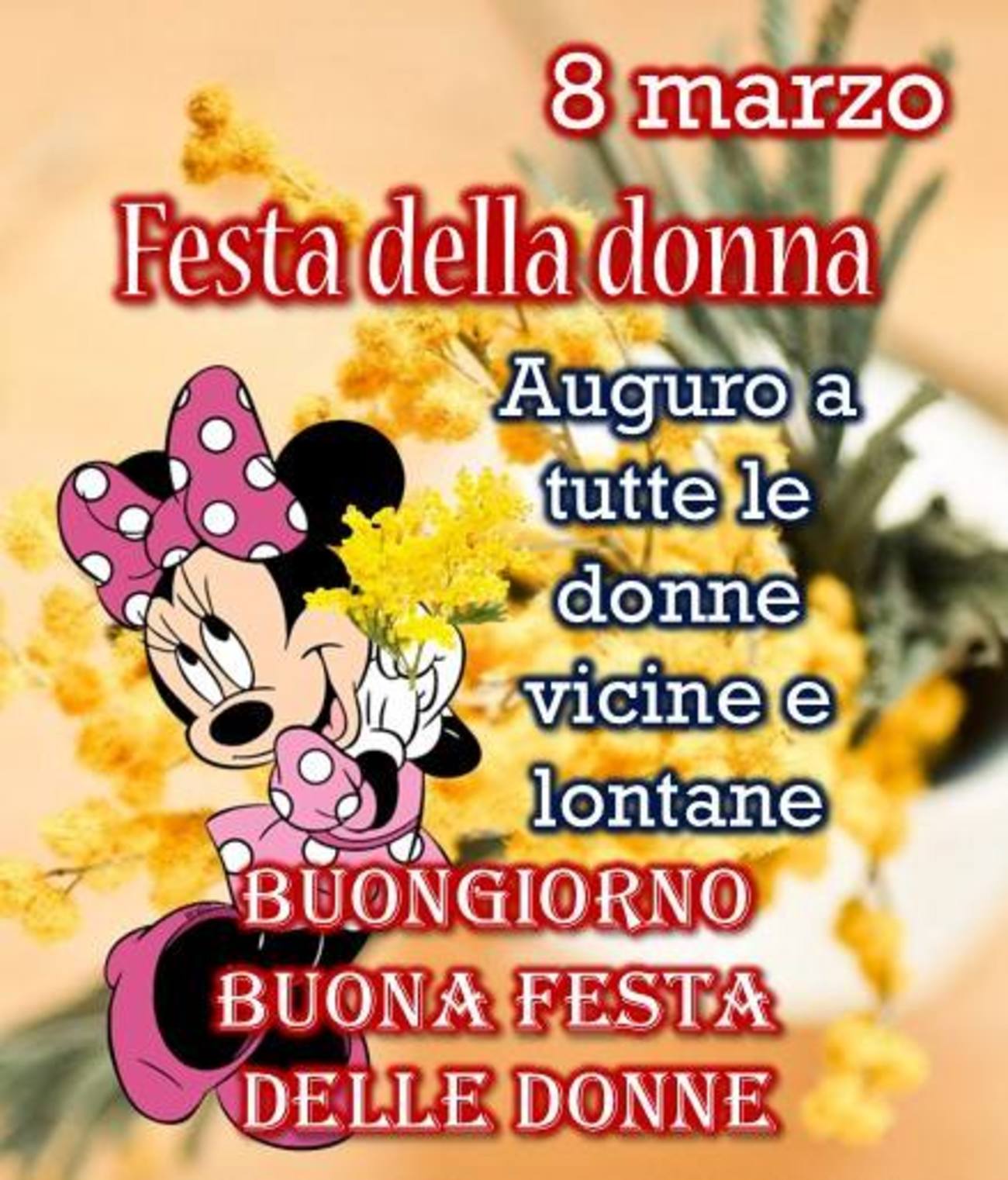 Auguri Festa delle Donne Disney