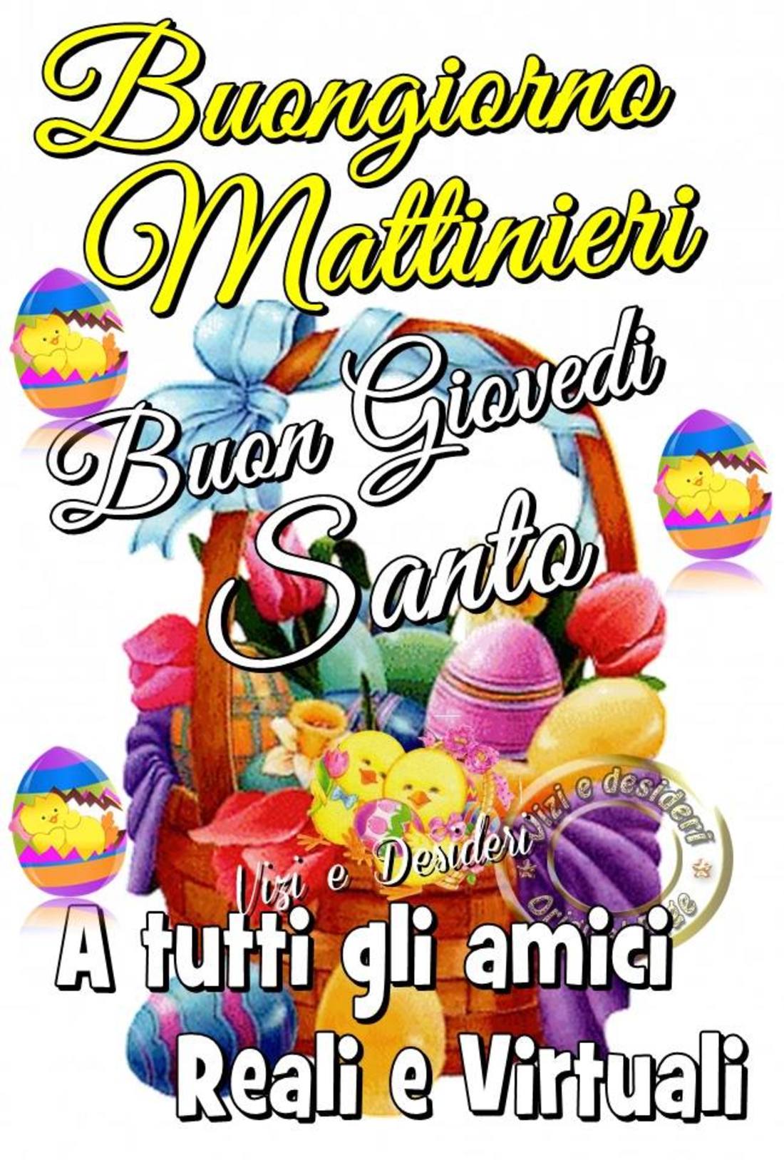 Buon Giovedì Santo immagini bellissime