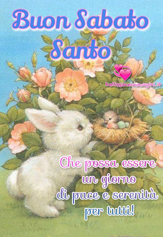 Buon Sabato Santo immagini nuove