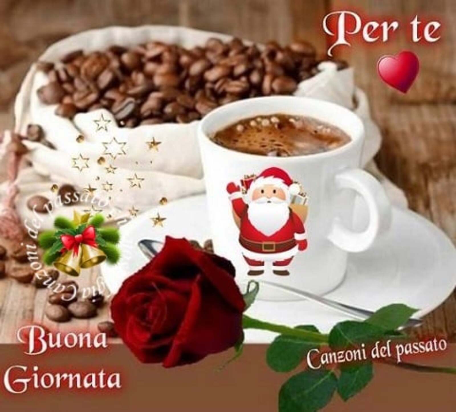 Per te buona giornata Babbo Natale