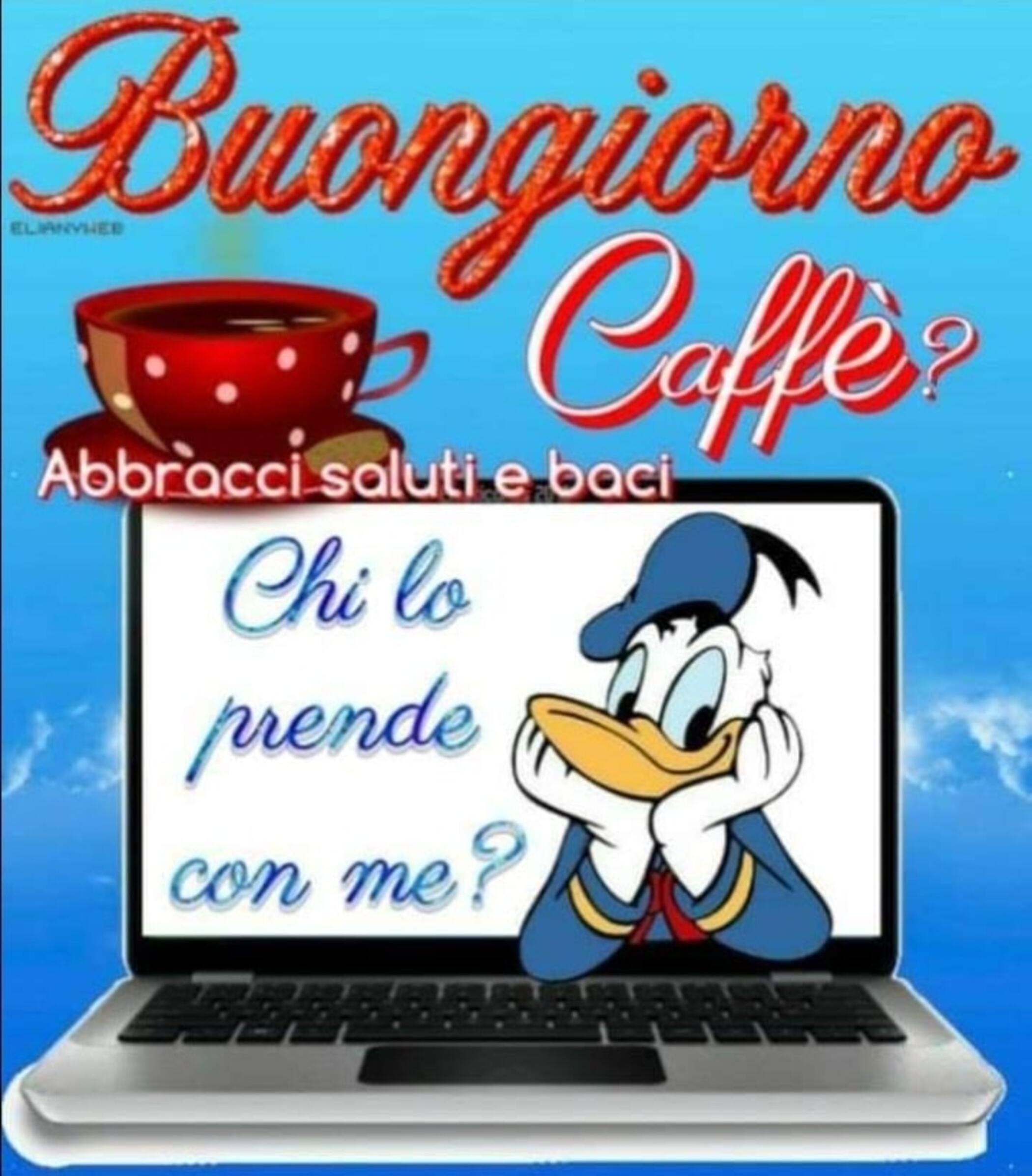 Buongiorno chi prende il caffè assieme a me