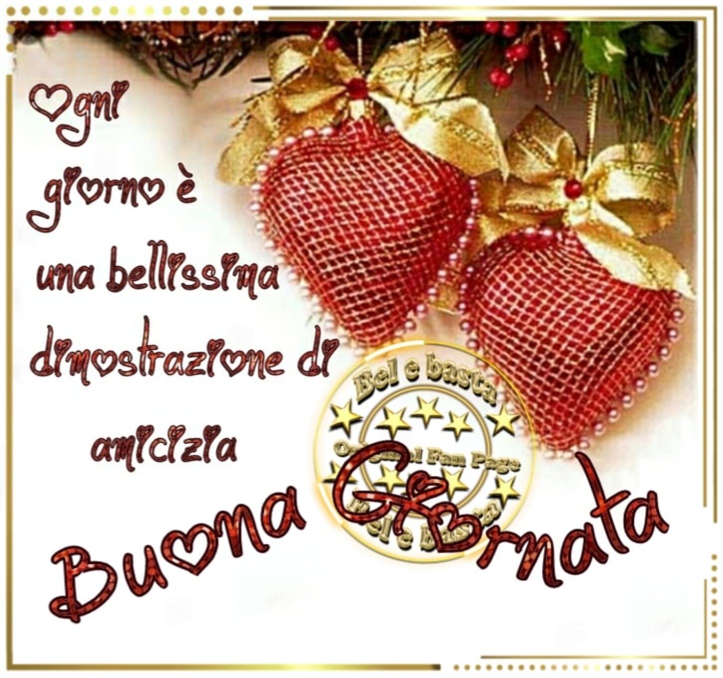 Ogni giorno è una bellissima dimostrazione di amicizia Buona Giornata Natale