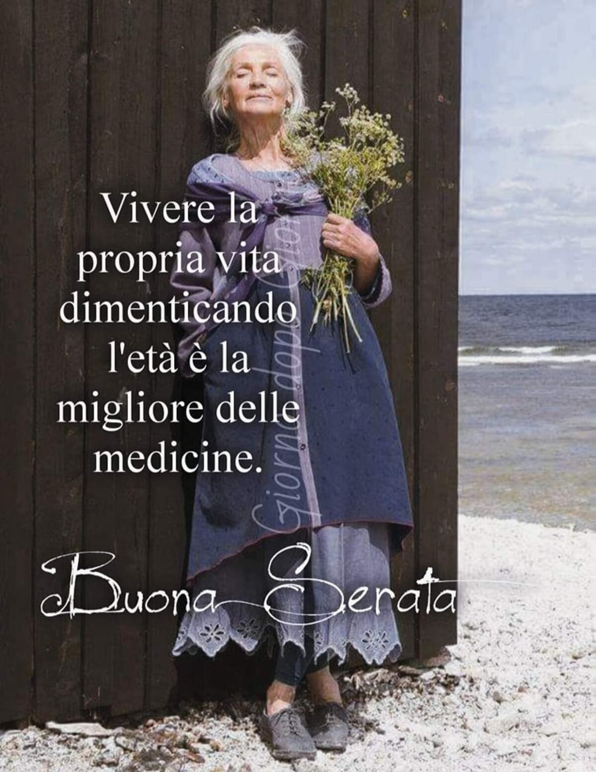 Buona Serata vivere la propria vita dimenticando l’età è la migliore delle medicine